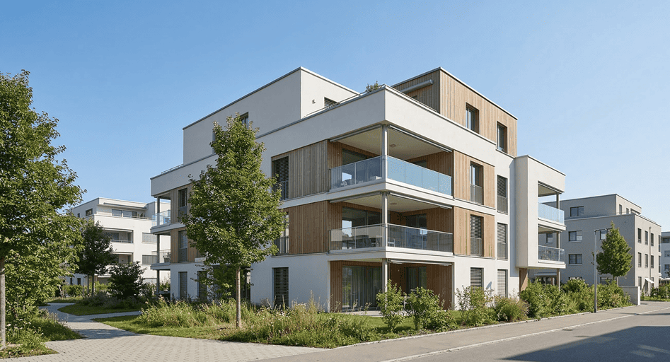 Professioneller Hausmeisterservice und Liegenschaftsunterhalt für moderne Mehrfamilienhäuser in Amriswil