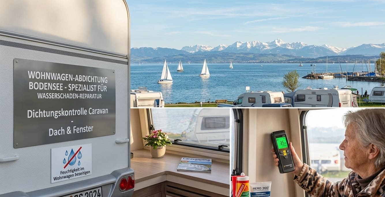 Feuchtigkeit im Wohnwagen beseitigen und Wasserschaden sanieren