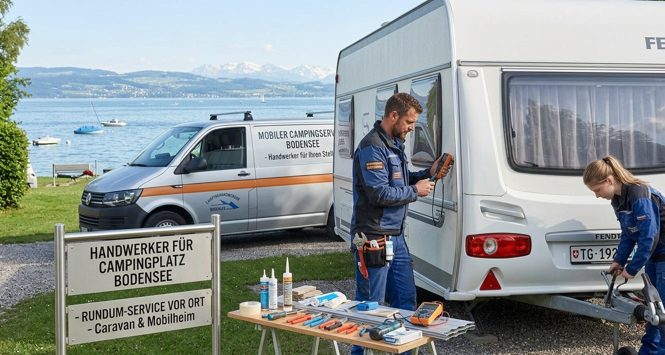 Handwerker für Campingplatz Bodensee Allrounder Service